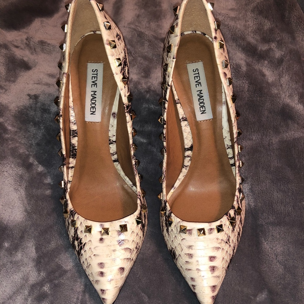 Steve Madden Snake Skin Heels